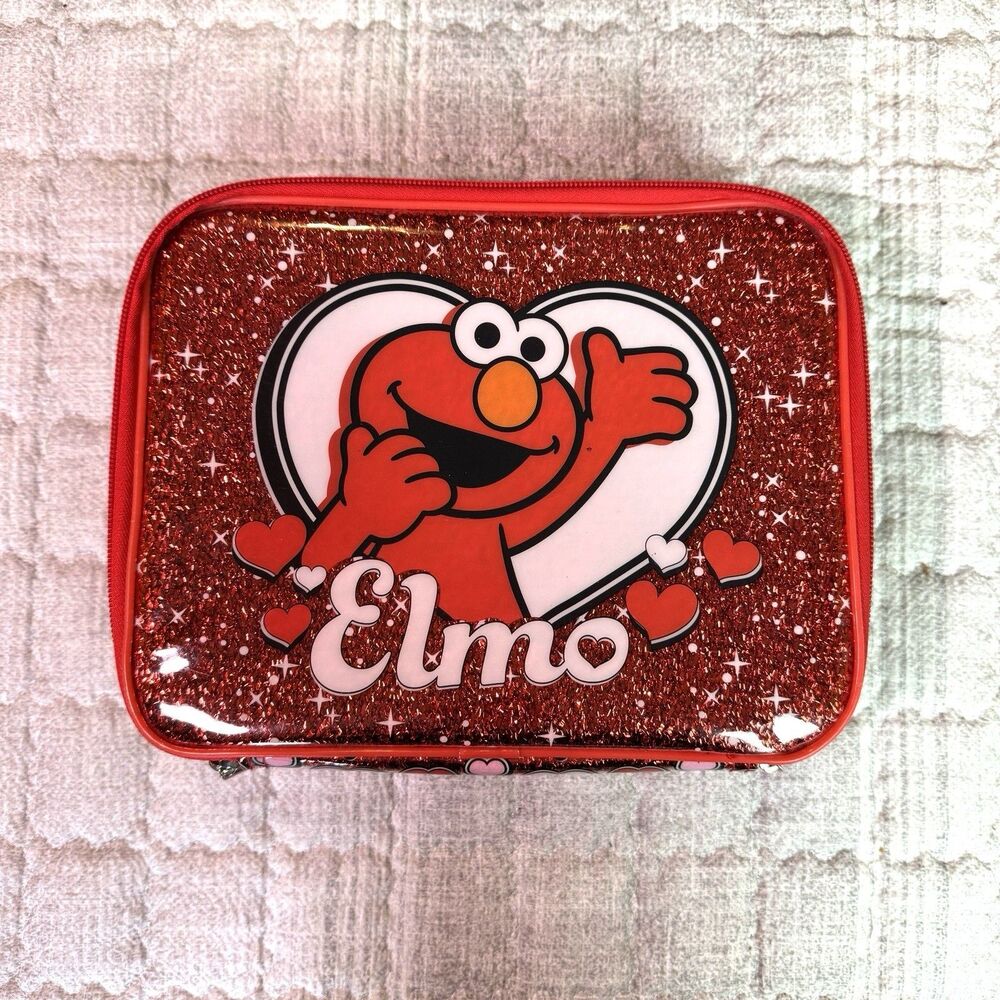Vintage Sesame Street Elmo Lunch Case/ Bag Rare